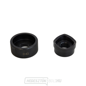 Kör alakú lemezlyukasztó, átmérő 43 mm gallery main image