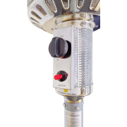 PRECIS - kerti fűtőberendezés tartozékokkal - ezüst Előnézet 