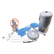 PRECIS - kerti fűtőberendezés tartozékokkal - ezüst náhled