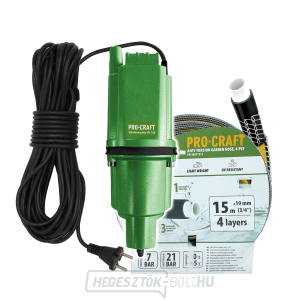 Procraft VN-72D vibrációs szivattyú szett 15m 3/4