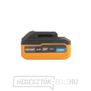 Két darab 20 V-os 4 Ah-s Procraft 20/4 Turbo akkumulátor és töltő két 20/2-es akkumulátorhoz | S20-4TURBO/20-2 Előnézet 