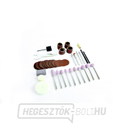 Procraft PG400 + GK‑418 egyenes csiszoló rugalmas feltéttel és tartozékokkal | SPG400/GK-418 Előnézet 
