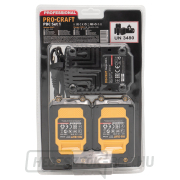 Akkumulátorkészlet 20V 2Ah (2 db) + 1 töltő Procraft PBC-Set 1 | PBC-Set 1 náhled