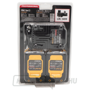 Akkumulátorkészlet 20V 4Ah (2 db) + 1 töltő Procraft PBC-Set 2 | PBC-Set 2 Előnézet 
