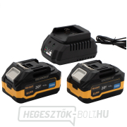 Akkumulátorkészlet 20V 4Ah (2 db) + 1 töltő Procraft PBC-Set 2 | PBC-Set 2 gallery main image