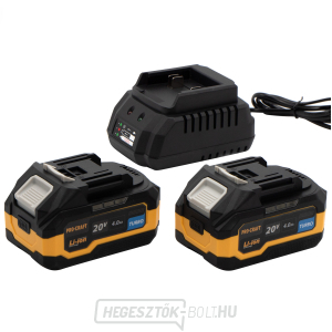 Akkumulátorkészlet 20V 4Ah (2 db) + 1 töltő Procraft PBC-Set 2 | PBC-Set 2 Akkumulátorkészlet 20V 4Ah (2 db) + 1 töltő Procraft PBC-Set 2 | PBC-Set 2