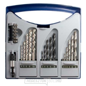 Fúró és bit készlet 23 darab Fúró és bit készlet 23 darab gallery main image