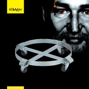 KOWAX® Hordókocsi 250kg, forgó kerekekkel gallery main image