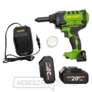 Akkus szegecselő pisztoly Procraft PRG20 | PRG20 gallery main image