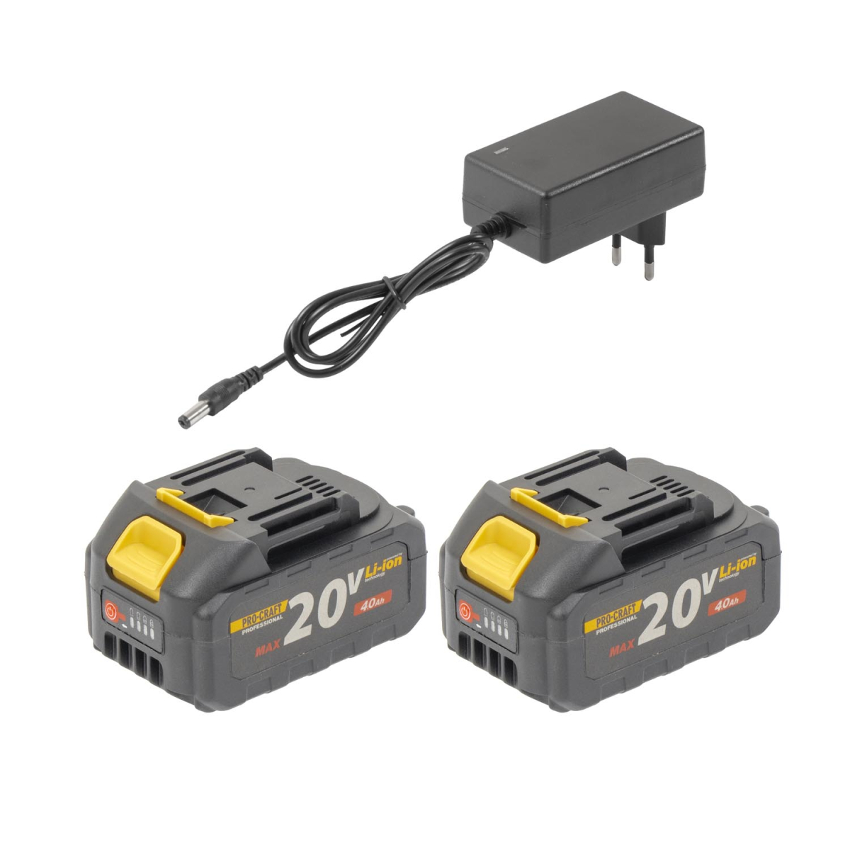 Akkus bozótvágó Procraft ATA-40 + kétkarú pánt és védőpajzs | ATA-40/20SH/CH/FACE-GUARD Előnézet 