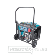 digitális inverteres generátor, 9 kW, elektromos indítás, távirányító, alváz Előnézet 