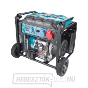 digitális inverteres generátor, 9 kW, elektromos indítás, távirányító, alváz gallery main image