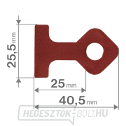 Sarok L-szorítók/90°-os készlet, 2 db-os, 140x140 mm Előnézet 