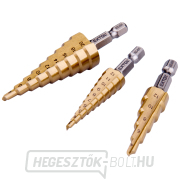 Lépcsős fúró, 3 darabos készlet, Ø 3-20 mm, HSS gallery main image