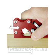 Állítható élletörő gyalu, 2 pengés profillal (45° - R3mm/1/8