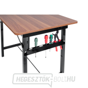 Összecsukható munkaasztal, 100x60x80cm (h/sz/m), teherbírás akár 100kg Előnézet 