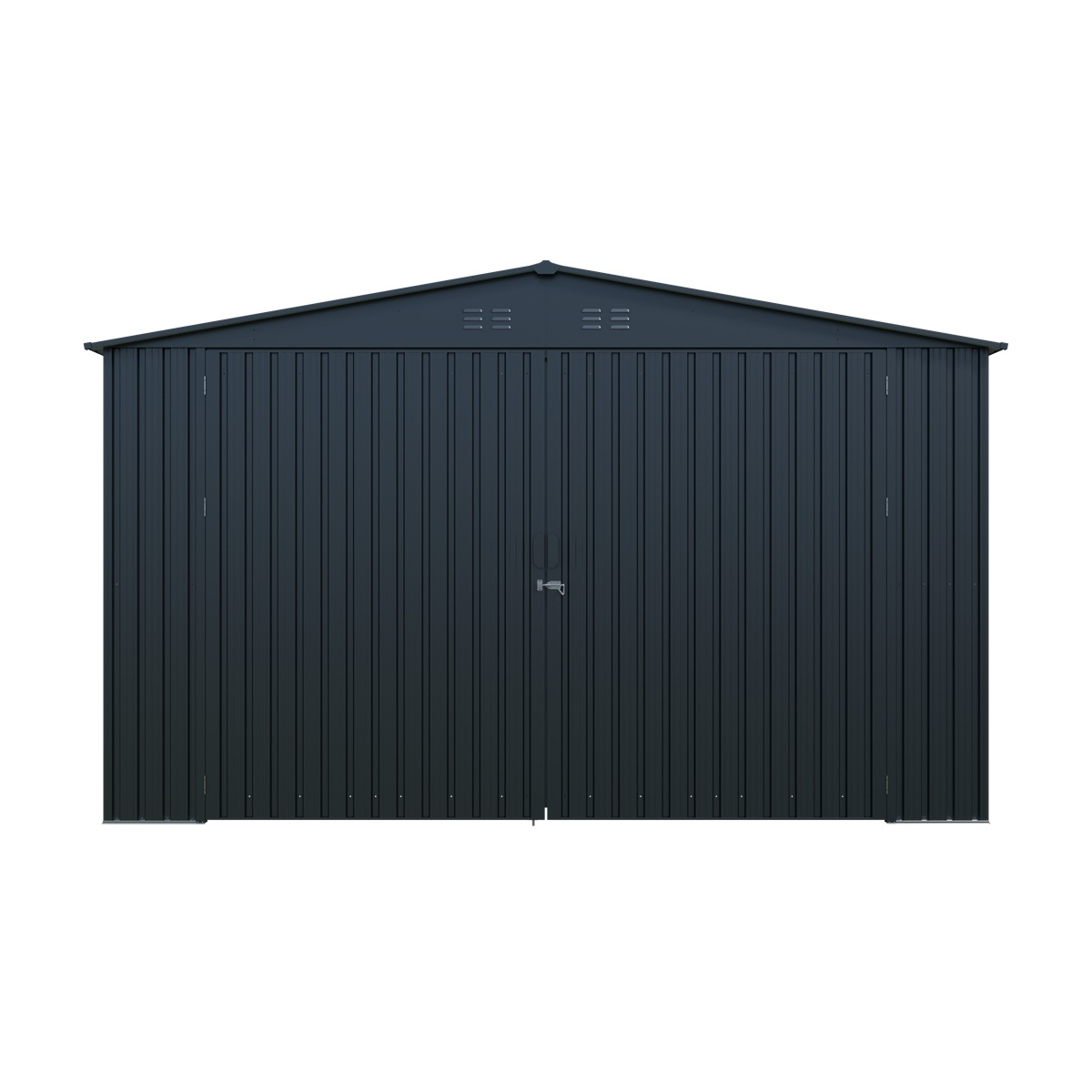Riwall PRO RMCG 20x13 Antracit fém garázs 3,8 x 6 m nyeregtetővel Antracit Előnézet 