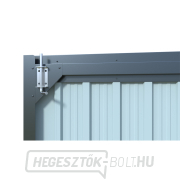 Riwall PRO RMCG 20x13 Antracit fém garázs 3,8 x 6 m nyeregtetővel Antracit Előnézet 
