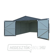 Riwall PRO RMCG 20x13 Antracit fém garázs 3,8 x 6 m nyeregtetővel Antracit náhled