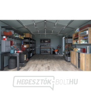 Riwall PRO RMCG 20x13 Antracit fém garázs 3,8 x 6 m nyeregtetővel Antracit náhled