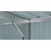 Riwall PRO RMCG 20x13 Antracit fém garázs 3,8 x 6 m nyeregtetővel Antracit Előnézet 