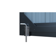 Riwall PRO RMCG 20x13 Antracit fém garázs 3,8 x 6 m nyeregtetővel Antracit náhled