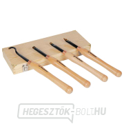 Vésőkészlet cserélhető keményfém hegyekkel Vésőkészlet cserélhető keményfém hegyekkel gallery main image