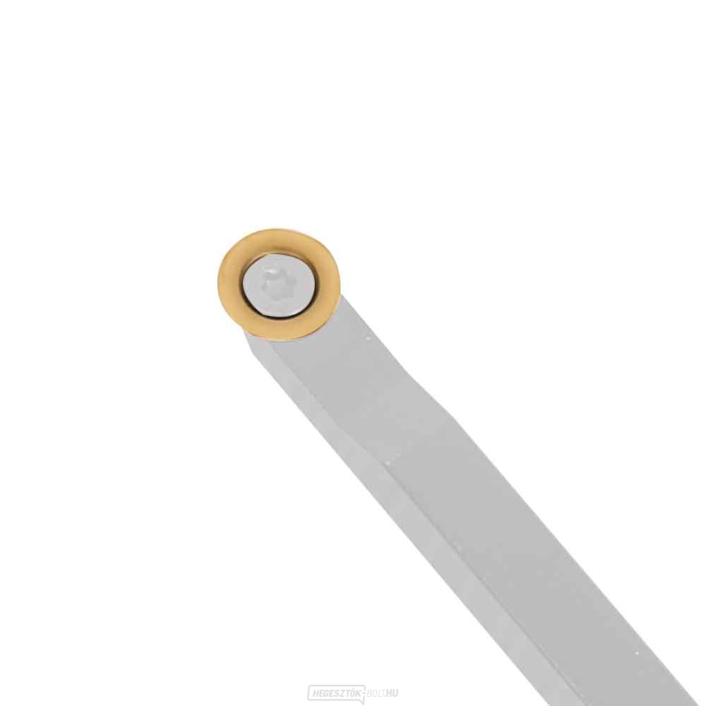 9 kerek, keményfém, titánbevonatú vágólap, Ø16 mm