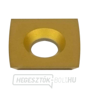 9 négyzet alakú, titánbevonatú keményfém vágólap 11,3x11,1 mm Előnézet 