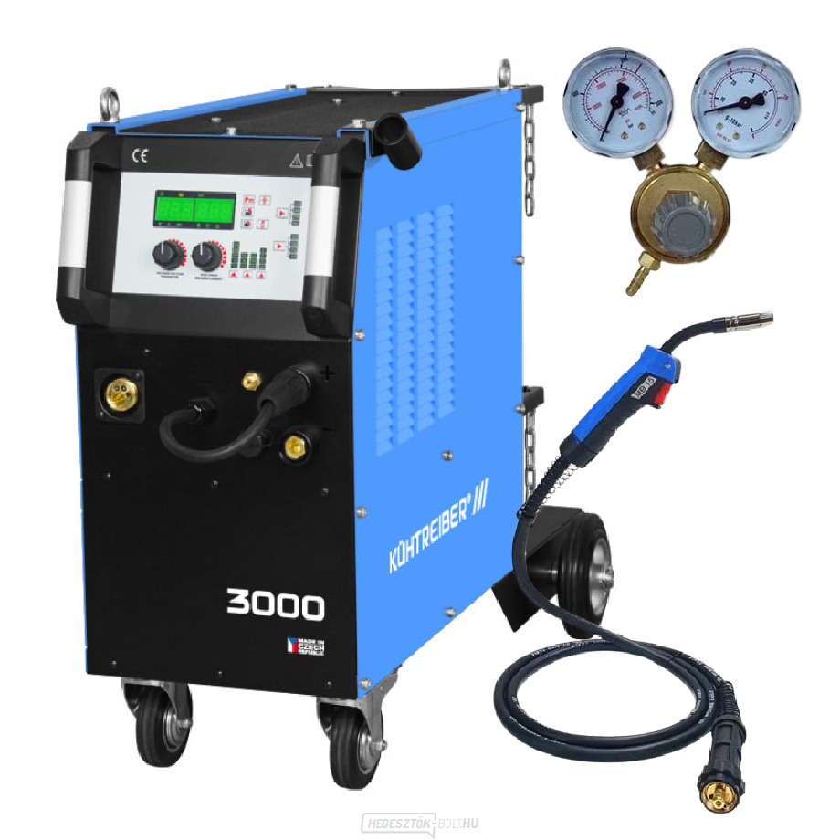 KITin 3000 Multi MIG Synergic V2 + Pisztoly + Reduktorszelep