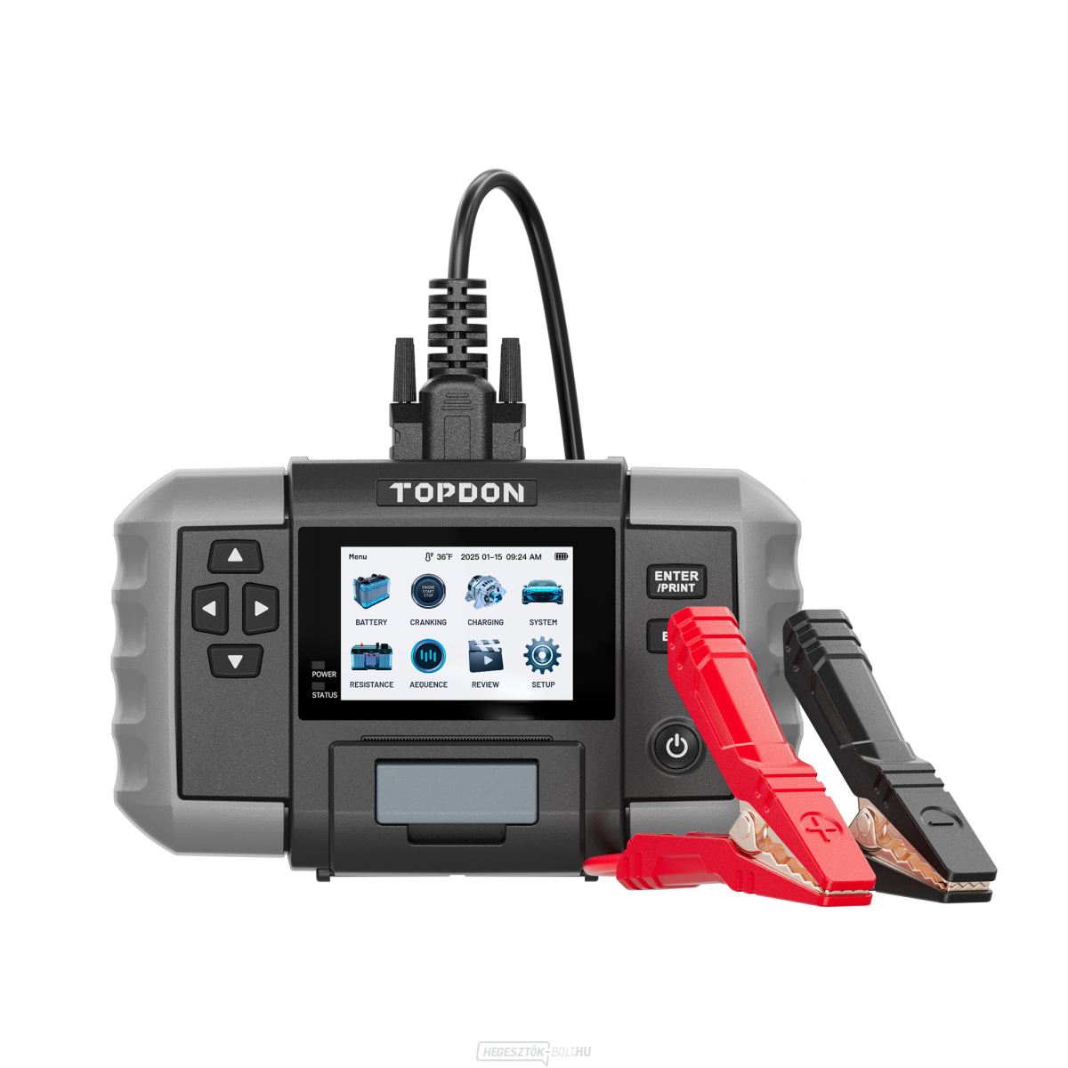 TOPDON BT600P autó akkumulátor teszter