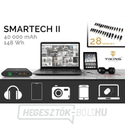 Smartech II QC3.0 notebook külső akkumulátor 40000mAh - fekete náhled