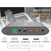 Smartech II QC3.0 notebook külső akkumulátor 40000mAh - fekete náhled
