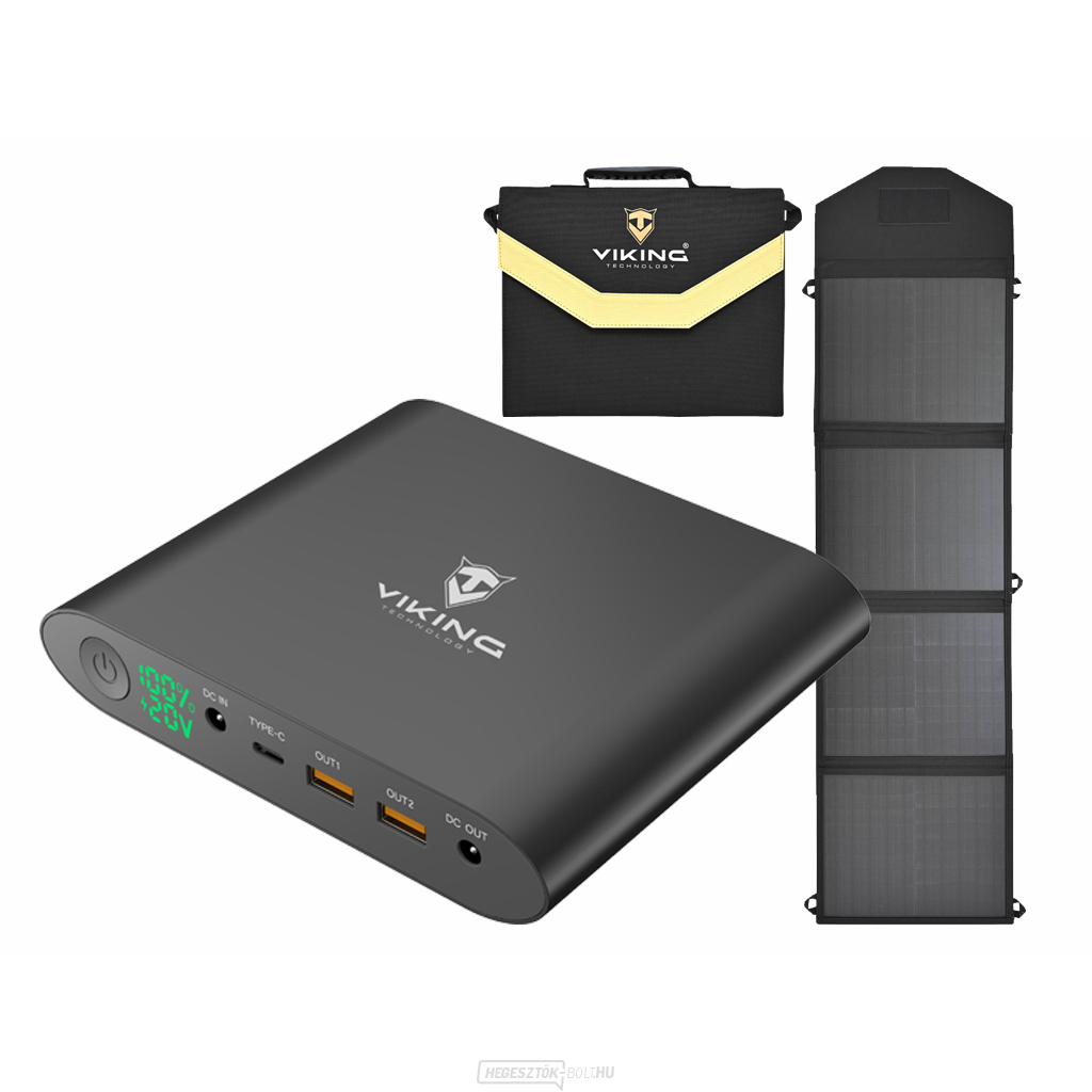 Viking Smartech külső akkumulátor és Viking L60 napelem szett