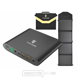Viking Smartech külső akkumulátor és Viking L60 napelem szett gallery main image
