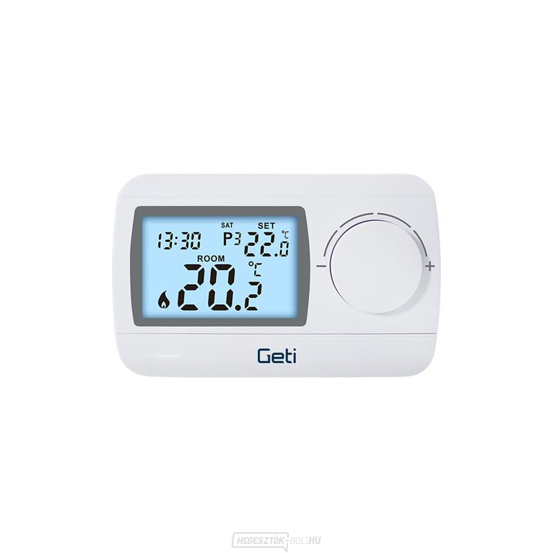 GETI GRT04 vezetékes, programozható termosztát 7 napos gallery main image