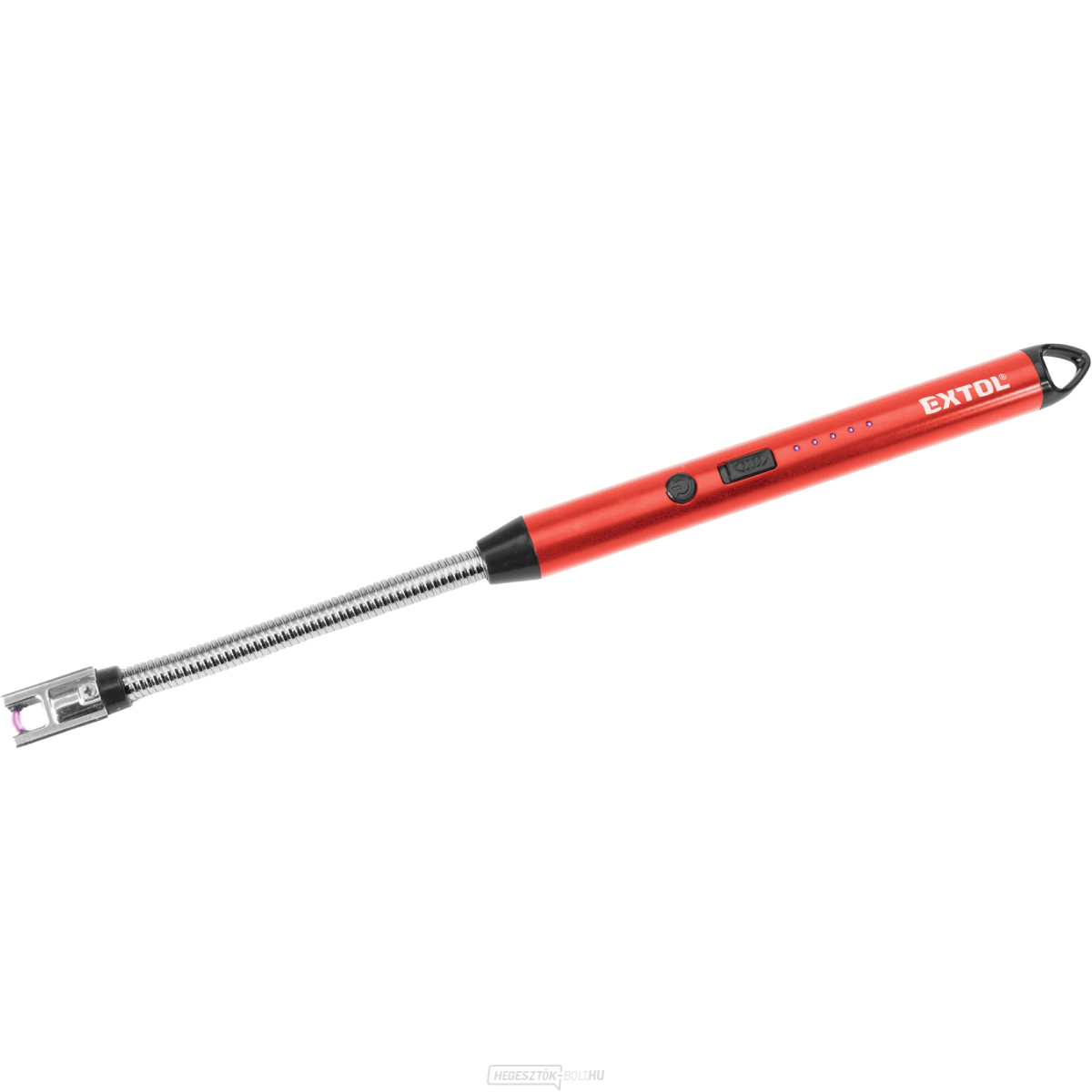 Plazma öngyújtó formázható nyakkal és USB töltővel, hossza 26 cm