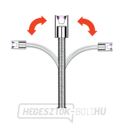 Plazma öngyújtó formázható nyakkal és USB töltővel, hossza 26 cm náhled