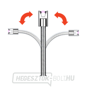 Plazma öngyújtó formázható nyakkal és USB töltővel, hossza 26 cm náhled