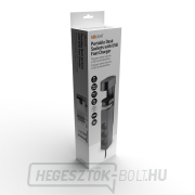 Solight 3z + USB A+C hordozható asztali aljzatok, 2m, fekete, USB gyorstöltő 20W PD náhled
