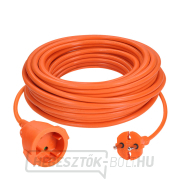 Solight 1z flexibilis kábel - csatlakozó, 10m, 2 x 1,5mm2, narancssárga Előnézet 