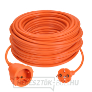 Solight 1z flexibilis kábel - csatlakozó, 25m, 2 x 1.5mm2, narancssárga Előnézet 