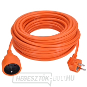 Solight hosszabbító kábel - csatlakozó, 1 aljzat, 20m, 3 x 1,5mm2, narancssárga Előnézet 