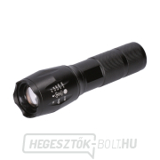 Solight LED újratölthető zseblámpa, 300lm, Cree, zoom, külső akkumulátor, Li-ion gallery main image