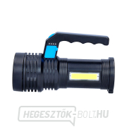 Solight LED újratölthető zseblámpa fogantyúval és oldalsó fénnyel, 150+100lm, Li-ion Előnézet 