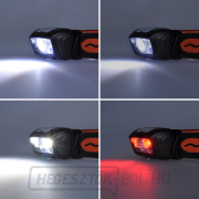 Solight LED újratölthető fejlámpa, 150 + 100lm, fehér és piros fény, Li-ion Előnézet 