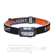 Solight LED újratölthető fejlámpa, 150 + 100lm, fehér és piros fény, Li-ion Előnézet 