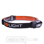 Solight LED újratölthető fejlámpa, 150 + 100lm, fehér és piros fény, Li-ion Előnézet 
