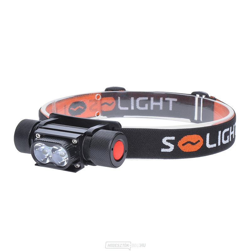 Solight LED újratölthető fejlámpa, 650lm, Li-ion