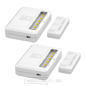 Solight LED lámpák szekrényekbe, komódokba és fiókos szekrényekbe, 40lm, 2x AAA, 2 db a csomagban gallery main image